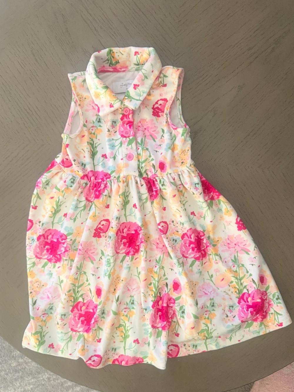 SweetHoney Spring Summer Dress Sleeveless Floral 4T